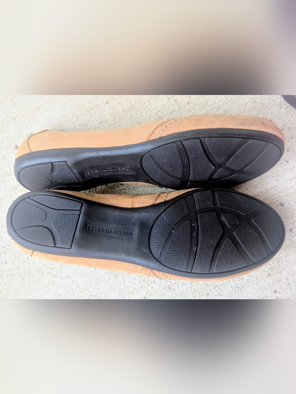Naturalizer Women's Tan Woven Leather Slip-On Flats - Picture 3 of 3